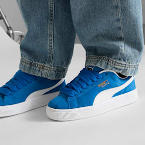 Sneakers Suede XL pour enfant et adolescent, PUMA Team Royal-PUMA White, extralarge